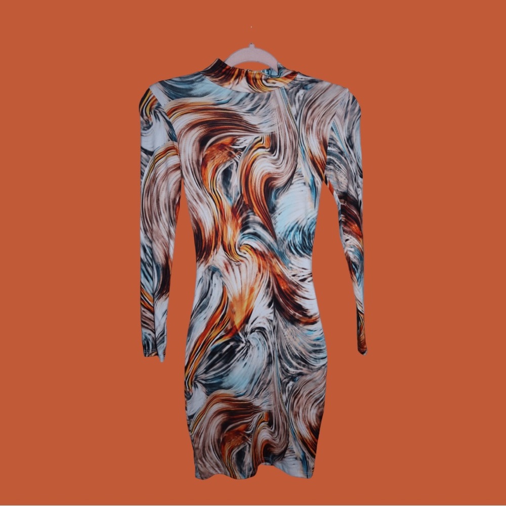 Fashion Nova Stormy Weather Mini Dress